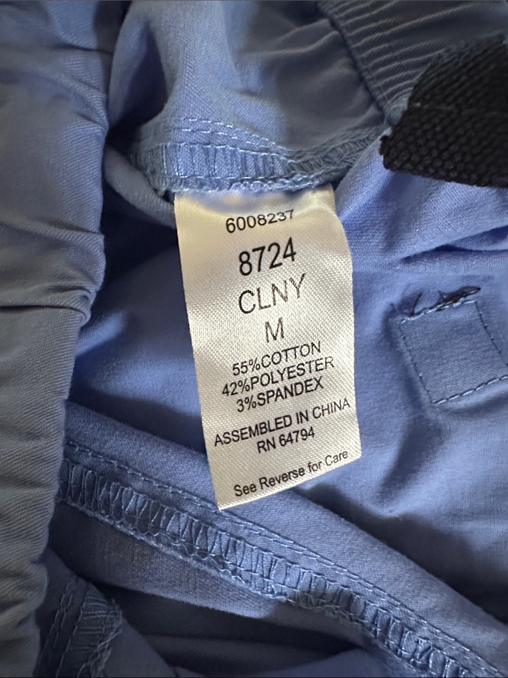 Women’s ceil Blue Drawstring scrub Pants - Picture 11 of 12